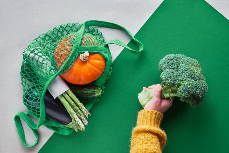 eco friendly sieťka na ovocie a zeleninu