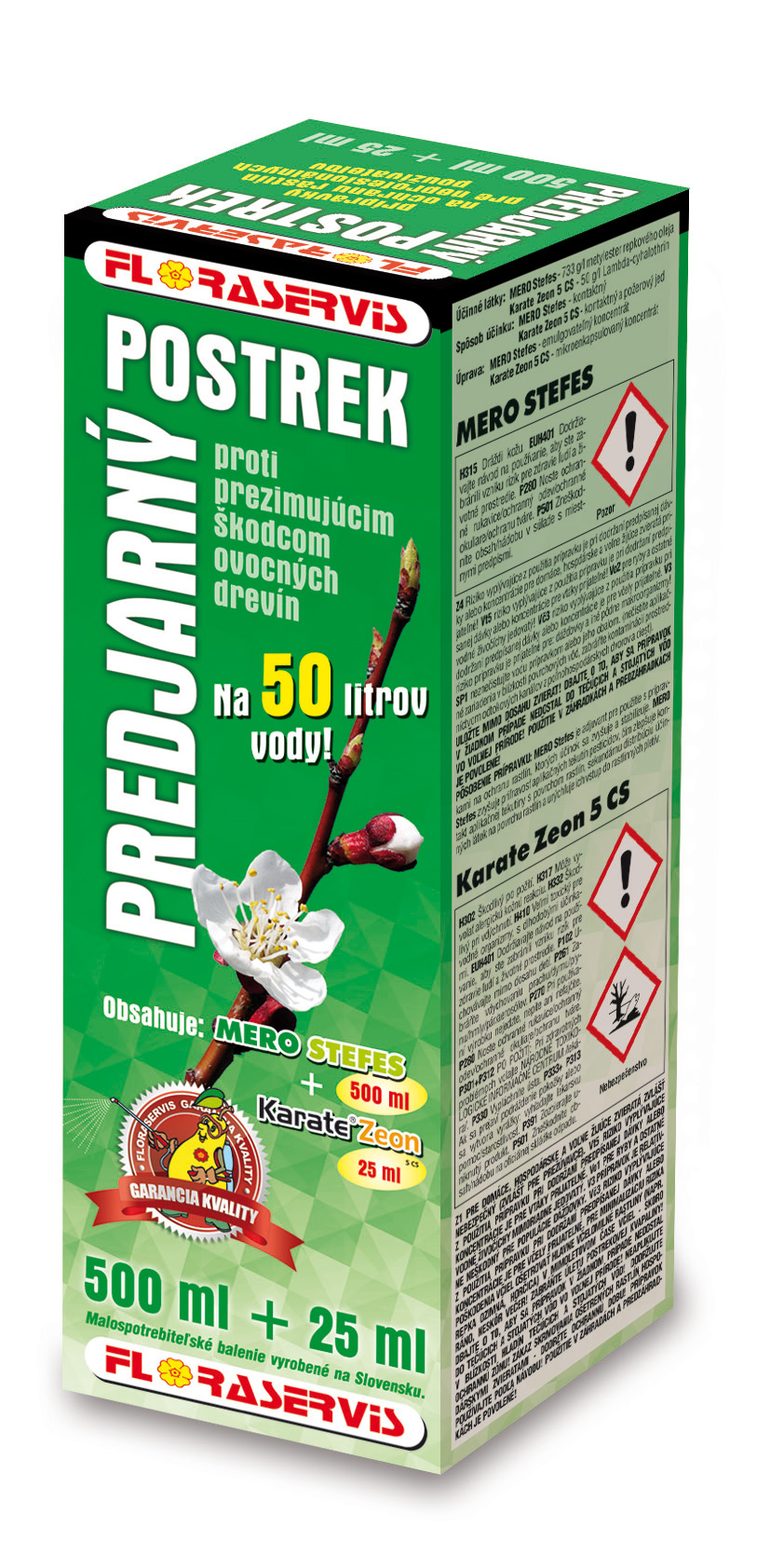 Predjarný postrek proti prezimujúcim škodcom ovocných drevín - 500 ml Predjarný postrek proti prezimujúcim škodcom ovocných drevín - 500 ml