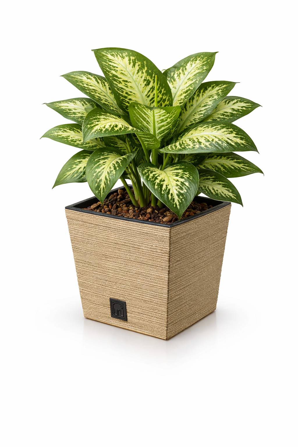 Kvetináč FURU SQUARE WOOD 29,5 cm naturo