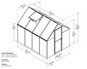 Skleník Palram multiline 6x8