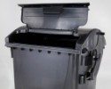 Kontajner na odpad 1100 l FEREX veko vo veku na sklo