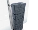 Sud na dažďovú vodu TOWER STONE svetlo šedý 350 L