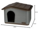 Domček pre mačky KERBL PAOLA ECO 60x51x41 cm