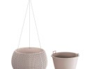 Kvetináč SPLOFY mocca 290 mm závesný