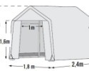 Náhradná plachta pre fóliovník SHELTERLOGIC 1,8x2,4 m (70652EU)