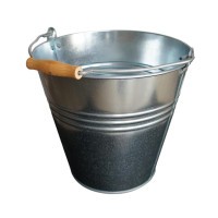 Pozinkované vedro 10l s drevenou rúčkou