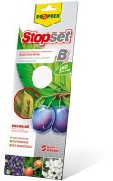 Stopset biele lepové dosky proti piliarke - 5 ks