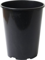 FEREX Kvetináč ružiak 22 cm čierny - 7 l
