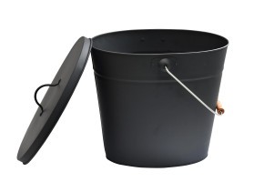 FEREX Nádoba na popol 13 l čierna