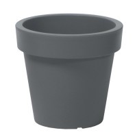 Kvetináč na terasu LEXO ROUND 60 cm šedý