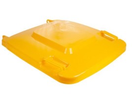 Veko na 120 l smetnú nádobu FEREX PREMIUM - žlté