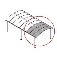 Palram Rozširovací modul pre prístrešok rady Arcadia (210 cm)