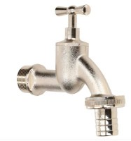 Kovový kohútik strieborný 3/4