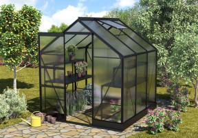 Skleník VITAVIA APOLLO 3800 PC 6 mm čierny