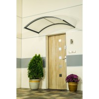 Strieška nad dvere  LANITPLAST ARCUS 160/90 antracit