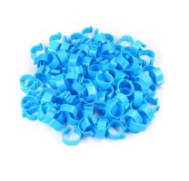 Zámkové krúžky 16 mm modré - 100 ks