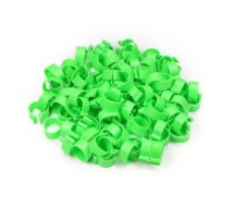 Zámkové krúžky 16 mm zelené - 100 ks
