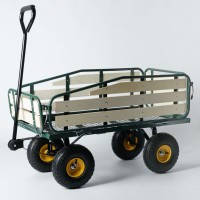 FEREX Záhradný vozík s výklopnými bočnicami, 135 kg