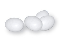 Plastové podkladové vajce pre sliepky