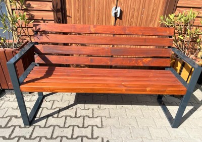 Lavička pre seniorov SL1004 gaštan