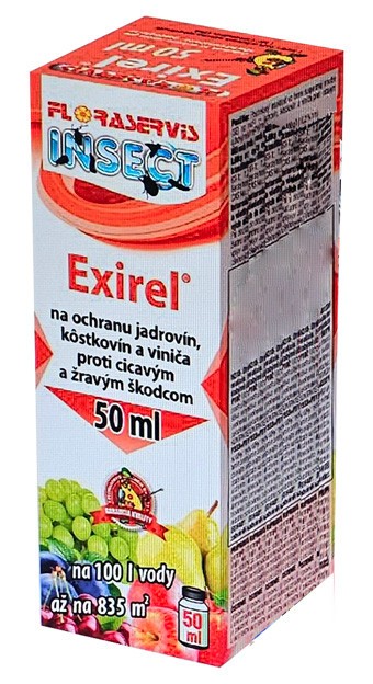Exirel® – na ochranu jadrovín, kôstkovín a viniča proti cicavým a žravým škodcom - 50 ml