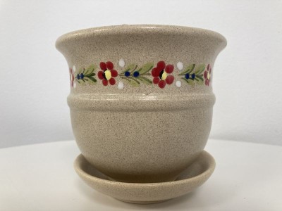 Ručne maľovaný kvetináč 12 cm