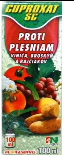 Cuproxat SC 100 ml proti plesniam viniča, broskýň a rajčiakov