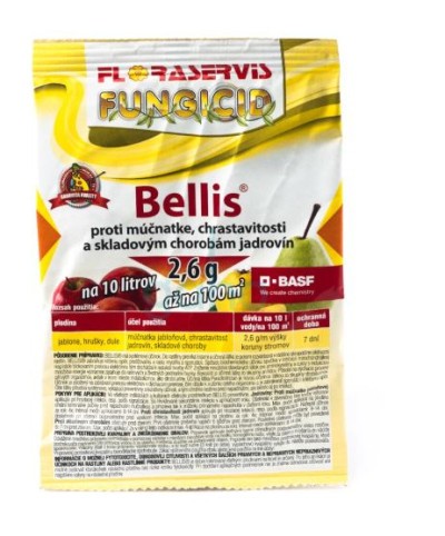 Bellis proti múčnatke, chrastavosti a skladovým chorobám jadrovín - 2.6 g
