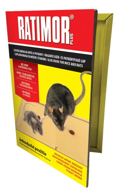 RATIMOR PLUS Lepová pasca na hlodavce - knižka