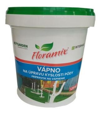 Floramix VÁPNO na úpravu kyslosti pôdy - 1,25 kg
