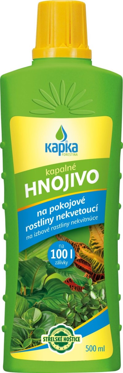Kapka hnojivo na nekvitnúce izbové rastliny - 500 ml