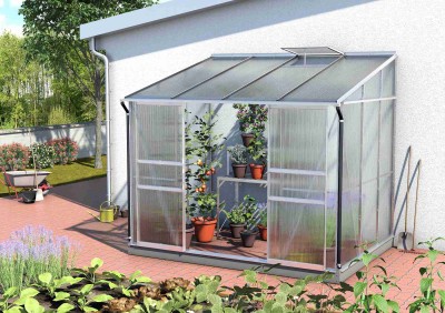 Skleník VITAVIA IDA 5200 PC 4 mm strieborný