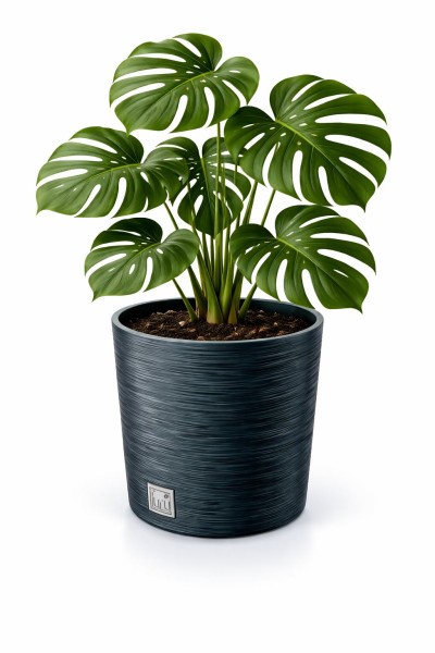 Kvetináč FURU ROUND 30 cm antracit