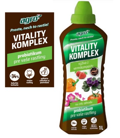 AGRO hnojivo VITALITY KOMPLEX urýchľovač hnojenia - 1 l