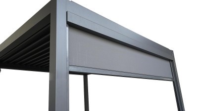 Predná sieťová roleta 4 m k pergole BIOCLIMATIC PREMIUM / PLUS