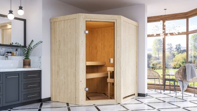 Fínska sauna KARIBU FAURIN (6190)