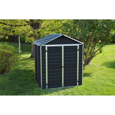 Plastový záhradný domček Palram Skylight 6x5 antracit
