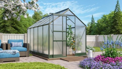 Skleník VITAVIA APOLLO 6200 PC 6 mm zelený